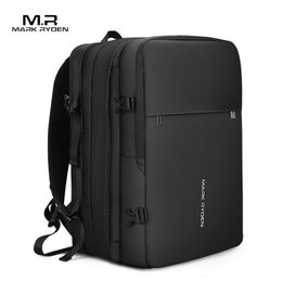 MARK RYDEN grand sac à dos hommes sac à dos 40L sac de voyage d'affaires extensible pour s'adapte à un ordinateur portable de 17 pouces 240329