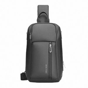 Mark Ryden Sac de poitrine multifonctionnel Sac à bandoulière pour hommes Grande capacité Casual Smallbackpack U7vR #