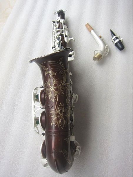 MARK VI Alto Sax Eb Flat Antique Copper Saxofón profesional Instrumento musical con estuche Accesorios