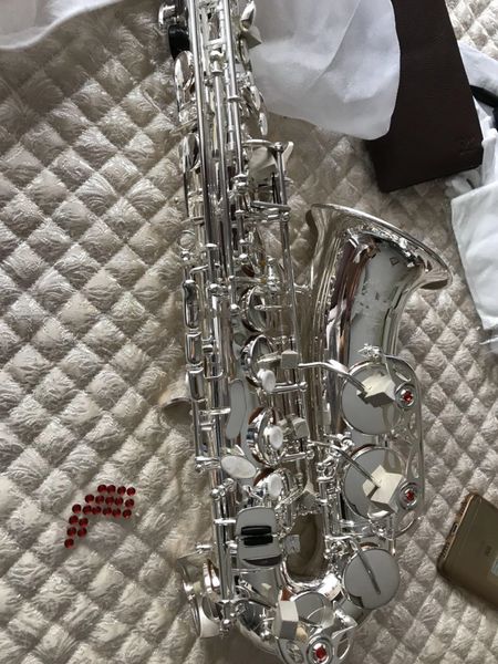 Saxophone Mark VI modèle argent E plat Alto, Instruments de musique de niveau professionnel Eb avec étui, accessoires