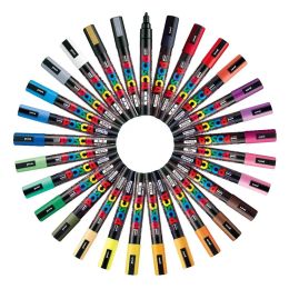 Markers 1 Set Uni Mitsubishi Posca Pc1m/3m/5m/8k/17k Verf Marker Schrijven Pen 7/8/12/15 Kleuren/set