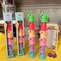 Markers 10 Doos/partij Creatieve Dinosaur Blokken Markerstift Set Leuke Mini Tekening Schilderen Marker Pen Schoolbenodigdheden Briefpapi