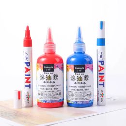 Marqueurs stylo de peinture 12 couleurs correspondant à l'encre P05 150ml stylo marqueur de grande capacité liquide de remplissage spécial fournitures d'art pour étudiants