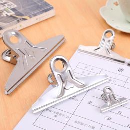 Marqueurs 20 pcs / lots Clips Clips Bulldog Clips du journal Snacks Snacks Scart Sketchpad Clips Metal Clip Taille de la papeterie 118 mm / 150 mm Clips de papeterie