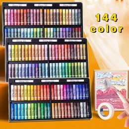 Rotuladores 24/48 colores Ultra suave pintura al óleo Stick Set cítricos perfumado crayón suave Macaron niños Diy pincel regalo de cumpleaños 230719