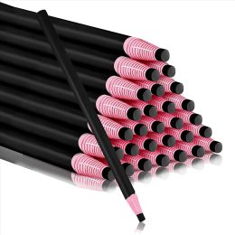 Marqueurs 36 PCS décoller les marqueurs en porcelaine des crayons de graisse pour les crayons de marquage au crayon à cire mécanique en verre (noir)