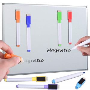 Marqueurs 50 stylos/boîte 8 couleurs tableau blanc marqueur effaçable à sec couleur de l'eau tableau blanc stylo écriture stylo aquarelle fournitures d'écriture magnétique