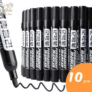 Marqueurs 510 pièces stylo marqueur de peinture permanent huileux étanche noir pour pneu séchage rapide Signature papeterie fournitures 230523