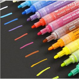 Markers Acryl Schilder Water Kleur Pen Watergedragen Kleur Pen Kleur Markeerstift Tekening Potlood Pennen voor Studenten DHL