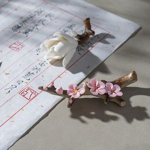 Markers Keramiek Mooie bloemvorm inkt borstelhouder duurzame borstel penrek borstel pen voor thuis ornamenten