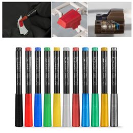 Markers Dspiae 11 pièces marqueurs à pointe souple 11 couleurs pinceau stylo ensemble outils de peinture ensembles rouge bleu vert jaune noir jaune gris or outil de peinture