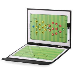 Marqueurs Poldable Football Soccer Magnetic Tactic Tactic Board Strategy Board with Marker Pieces 2in1 Pen Soccer Accessoires Tactique Tactique Tactique