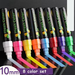 Markers Haile 8Colorset Markeerstift Fluorescerende Marker Pennen Uitwisbare Krijt 56810mm Briefpapier Voor LED Schrijfbord Schilderen Graffit 230807