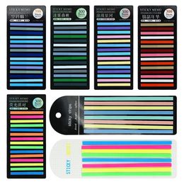 Markers Highlighter Strips Set Kort Lang 1820 Stuks Diverse Kleuren Pagina Transparant Hoogtepunt 230803