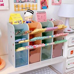 Markers Grote capaciteit Multifunctionele markeerstifthouder Mini-laden Make-up Bureau-organizer Vanity Holder Office Home Collection