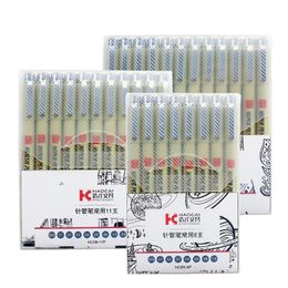 Markers Pigment Liner Micron Pen Set Neele Drawing S Lot 005 01 02 03 04 05 08 10 Borstel Art Fineliner Sketching 230503