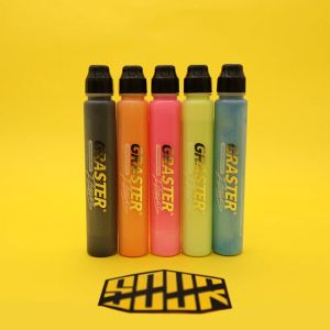 Markers BRON GRASTER Graffiti Vloeiende Pen Verf Pen Ronde Kop Handtekening Marker Waterdichte Inkt Marker 10mm