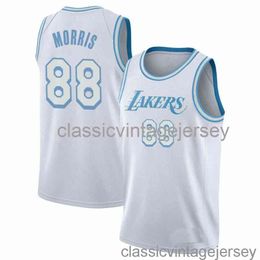 Markieff Morris #88 75th Anniversary Swingman Jersey gestikt heren dames jeugd XS-6XL basketbalshirts