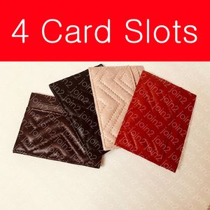 MARMONT CARD CASE 443127 Designer Fashion Dames Coin Card Key Pouch Holder Mini Organizer Wallet Leather 4 Card Slots Chevron Design Box