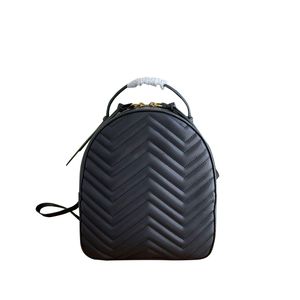 Marmont Designer-Rucksack für Damen, Luxus-Rucksäcke, Tasche, Leder, Damen-Reiserucksäcke, modischer Rucksack, Schulranzen, doppelte Schultertaschen, Vintage, lässige Rucksack-Tasche