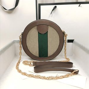 Marmont Mini sac à bandoulière rond chaîne en cuir noir femmes coeur sacs petits sacs à main concepteur bandoulière portefeuilles Purse219P