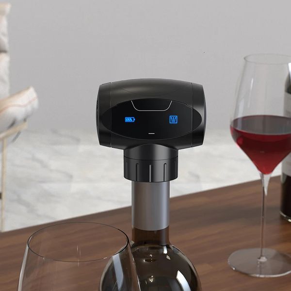 Marofin Pompe à vide électrique pour économiseur de vin avec bouchon Scelleuse de bouteilles de vin 240119
