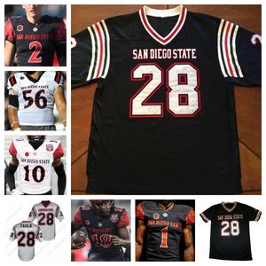 Marshall Faulk San Diego State Aztecs Football Jersey College Sheldon Canley Kenan Christon Darius Hyde Keshawn Banks Rashaad Penny hommes femmes jeunes enfants