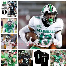 Maillot de football Marshall Thundering Herd Tristen Bittner Kerion Martin Immanuel Bush Esaias Carpenter Daytione Chris Thomas Michael Green Smith Marshall maillots