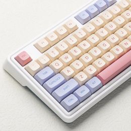 Marshmallow 132 Toetsen Keycaps PBT Dye Sublimatie XDA Profiel Voor MX Switch Fit 61688796104108 Toetsenbord 240309