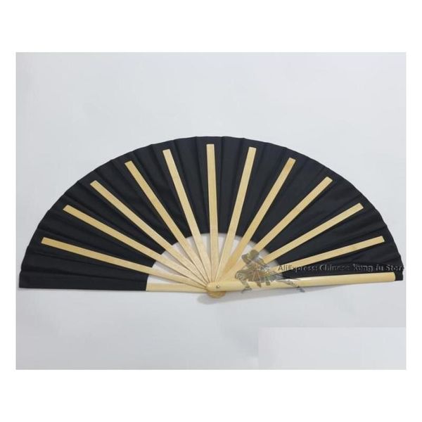 Artes marciales Beautif Bamboo Tai Chi Fan Shaolin Kung Fu Wushu Fans B12077969062 Entrega de gotas Deportes al aire libre Suministros de fitness Dhl2J