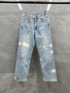 Martin Brand Mens Jeans Designers AAA Logo de luxe de haute qualité Logo trou cassé jeans skinny Twill Standard Fit Denim réplique
