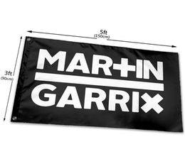 Banners de drapeaux Martin Garrix 150x90cm 100d Polyester Fast vif couleur haute qualité avec deux œillets en laiton2948962
