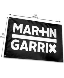 Banners de drapeaux Martin Garrix 150x90cm 100d Polyester Fast vif couleur haute qualité avec deux œillets en laiton8977586