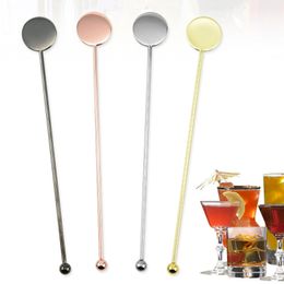 Martini Cocktails Roerstaafjes Gereedschap Bar Barman Gereedschap Decoratie Melk Koffieroerstok Roestvrij staal Wijnroerders Varilla Para Agitar Cocteles De Martini