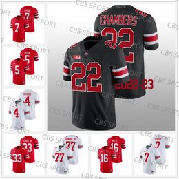 Marvin Harrison Jr. Ohio State Buckeyes NCAA College Football Jerseys 2 Chris Olave Enfants Hommes Femmes C.J. Stroud Jaxon Smith-Njigba Justin Fields N'importe quel nom n'importe quel numéro