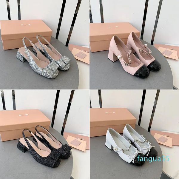 Mary Jane chaussures chaussures pour femmes de marque célèbre banquet sexy robe de mariée princesse chaussures pour femmes super épais boucle en métal cuir noir or talons hauts classiques