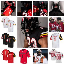 Maillot de football Maryland Terrapins 82 Leron Husbands 23 Colby Mcdonald 86 Josh Richards 89 Szymanski 33 Tayvon Nelson 56 Tamarus Walker