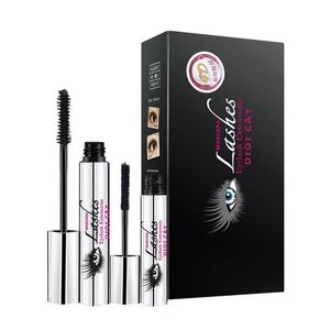 Mascara 1 Set 4D Fiber Lashes Mascara Premium Solid Fiber Mascara Lengte Volume Biologisch Hypoallergeen Maquiagem Make-up Zwart 230712