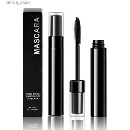 Mascara 10 ml plante végétarisme épais élancée étanche étanche à longueur longue durée noire private mascara maquillage en vrac personnalisé visage beauté l410