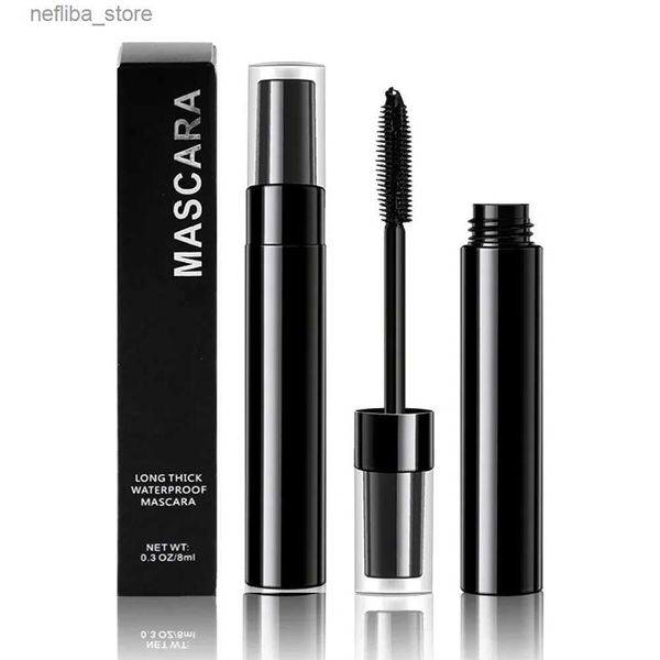 Mascara 10 ml planta delgada vegetarianismo grueso impermeable duradero ojo negro etiqueta privada máscara de maquillaje a granel personalizado belleza l410