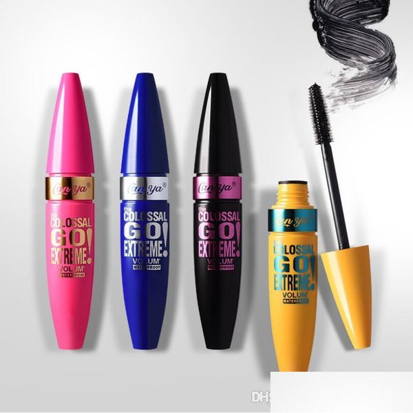 Mascara 3D Fiber Rimel Impermeable Rizado Grueso Extensión de pestañas Longitud natural Ojos Herramienta de maquillaje profesional Drop Delivery Health Dhm4D