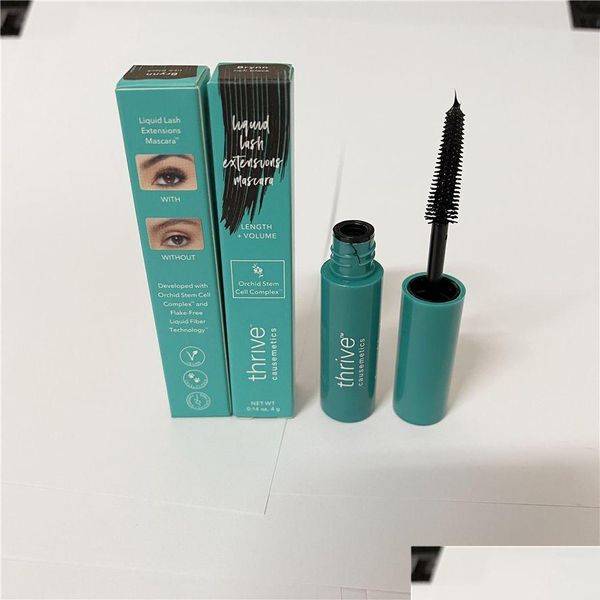 Mascara encantador crema crea crema Causemética Extensiones de pestañas líquidas Negro 0.14oz/4g Drop entrega Salud Belleza Ojos de maquillaje DHWZV