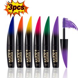 Mascara Kleurrijke Wimpers Dikke Krul Verlenging Wimpers Waterdicht Langdurige Vrouw Ogen Make-up Gereedschap Eyeliner Cosmetica 231027