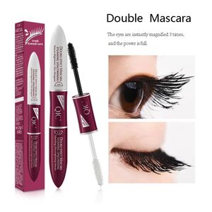 Mascara Double Head Lash Tint 4D Zijdevezel Make-up Wimpergroei Vloeistof Lange Dikke Waterdichte Bloeiende Koreaanse Cosmetische 231027