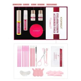 Mascara Drop 2IN1 Wimper Lifting Kit Snelle Permanenten LASH BROW Liftng Blijvende 6 8 Weken Enhancer Makeup Tools 231211