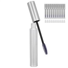 Mascara Vide Mascara Tube Baguette Kit Idéal Cils Crème Conteneur DIY Cosmétiques Cils Crème avec 10 Inserts en Caoutchouc pour DIY Cosmétiques 231113