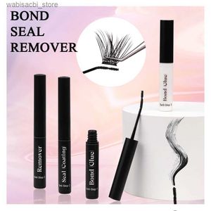 Mascara Bond des cils et dissolvant de sceau pour les grappes de cils DIY Kit d'extension de cils à la maison étanche à la colle mascara maquage de mascara L49