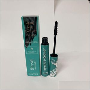 Mascara beroemde Thrive Causemetics Liquid Lash Extensions Black 0.38oz/10.7g Drop levering gezondheid schoonheid make -up ogen dhrda