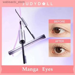 Mascara Judydoll Mascara à tête à double tête Cils étanches Primer Foundation Crème allongeur Curling Eiches épais L49