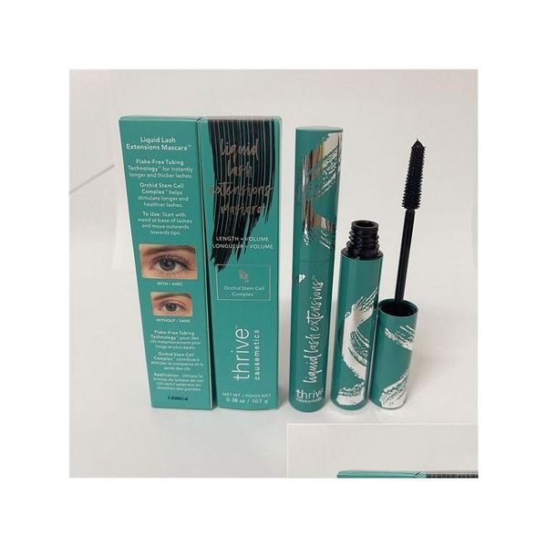 Mascara Nouvelle arrivée Thrive Cauvemetics Extensions de cils liquides noir / brun / bleu 0,38 oz / 10,7 g de gouttes